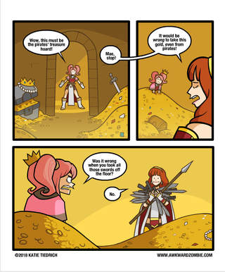 Illustration for article titled Sunday Comics: Floor Swords
